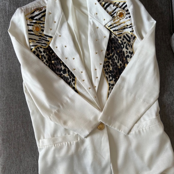 Vintage animal print blazer - Picture 3 of 3